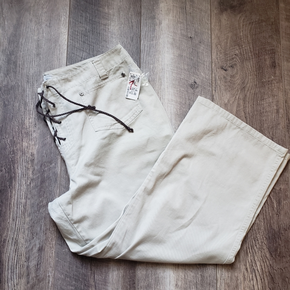 Womans Quepasa crop pants nwt size 16